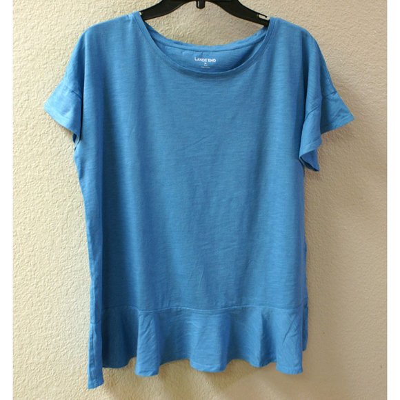 3 for $20! ✨ Lands End Ruffle Top - Picture 1 of 4